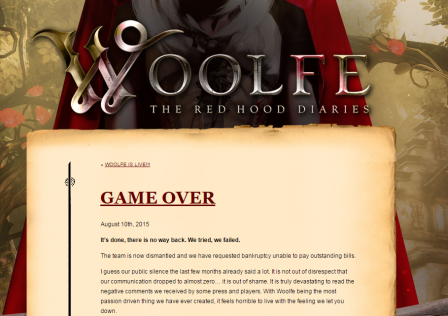 grin woolfe game over
